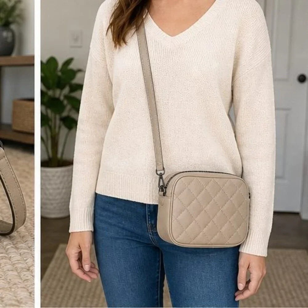 Dior White Cannage Lambskin Mini Lady Dior Handbag with Top Handles